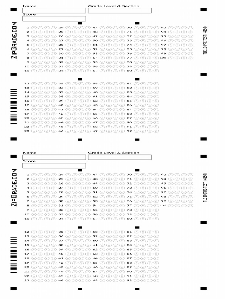 Tle 10 Pre-Test | PDF