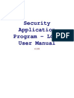 Security Application Program - LOCK User Manual