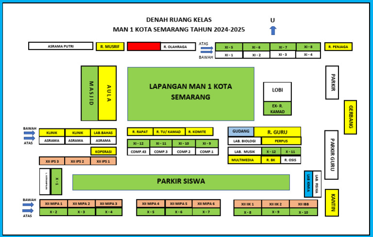 Denah Kelas Baru 2024 2025 Pdf
