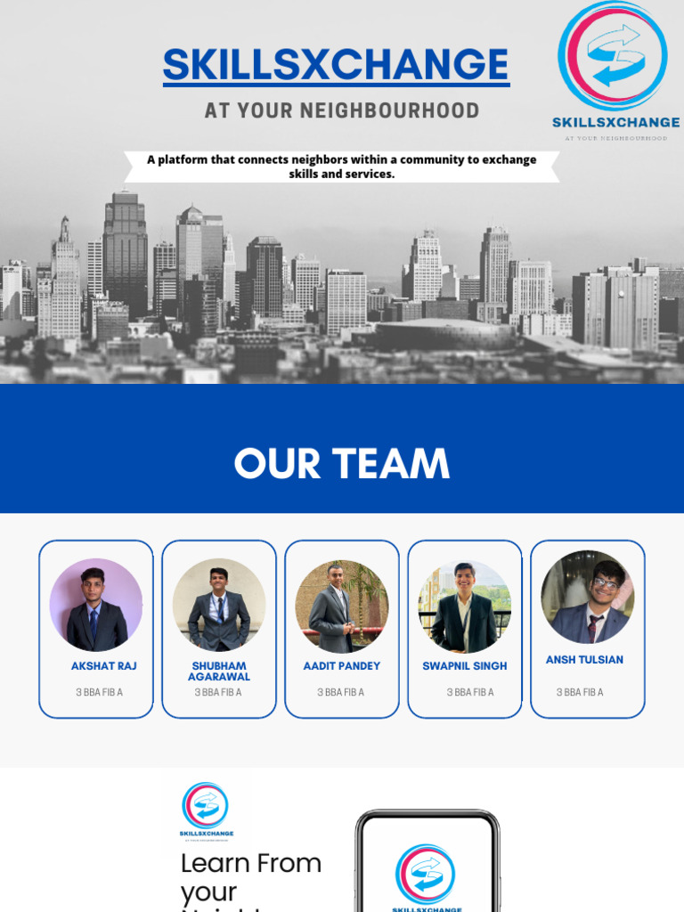 SKILLSXCHANGE | PDF