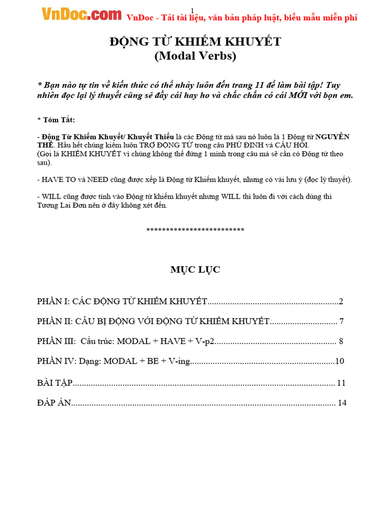 Cach su dung dong tu khiem khuyet modal verbs co bai tap on luyen pdf
