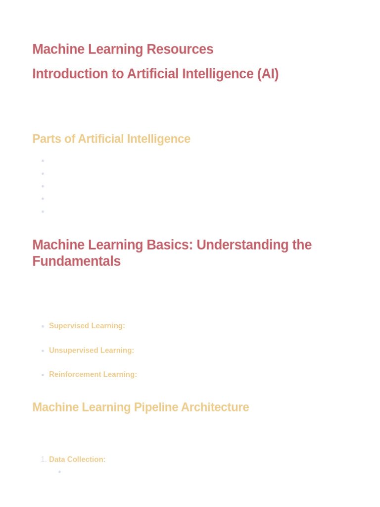 Machine Learning Resources | PDF