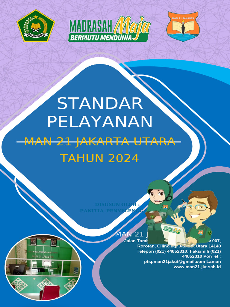 Standar Pelayanan MAN 21 Jakarta Utara | PDF | Pengelolaan Keuangan & Uang