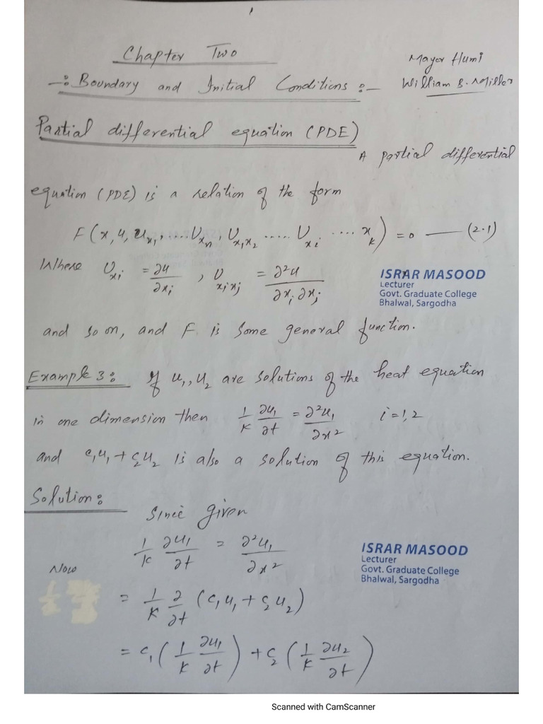 PDE - CHP 2 | PDF
