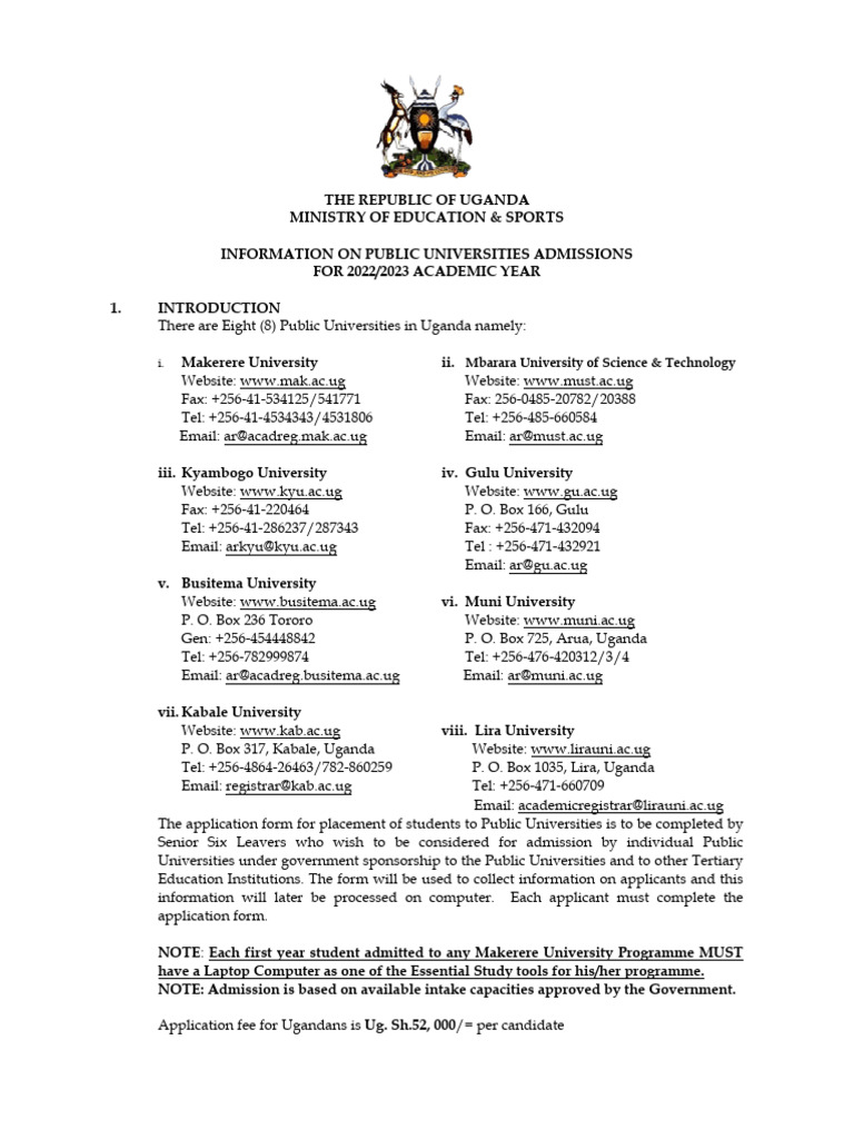 Notes To Schools | PDF | Bachelor's Degree | Business