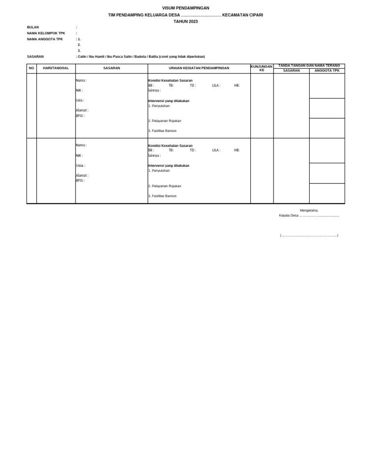 Visum-Tpk 2023 | PDF