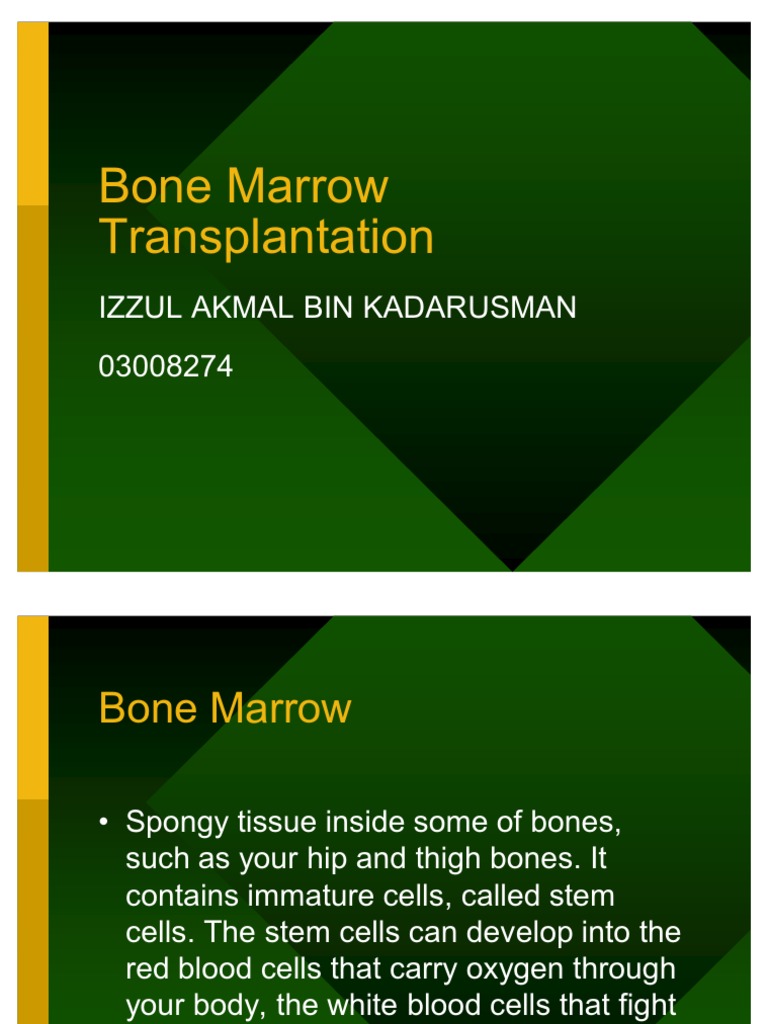 Bone Marrow Transplantation PDF