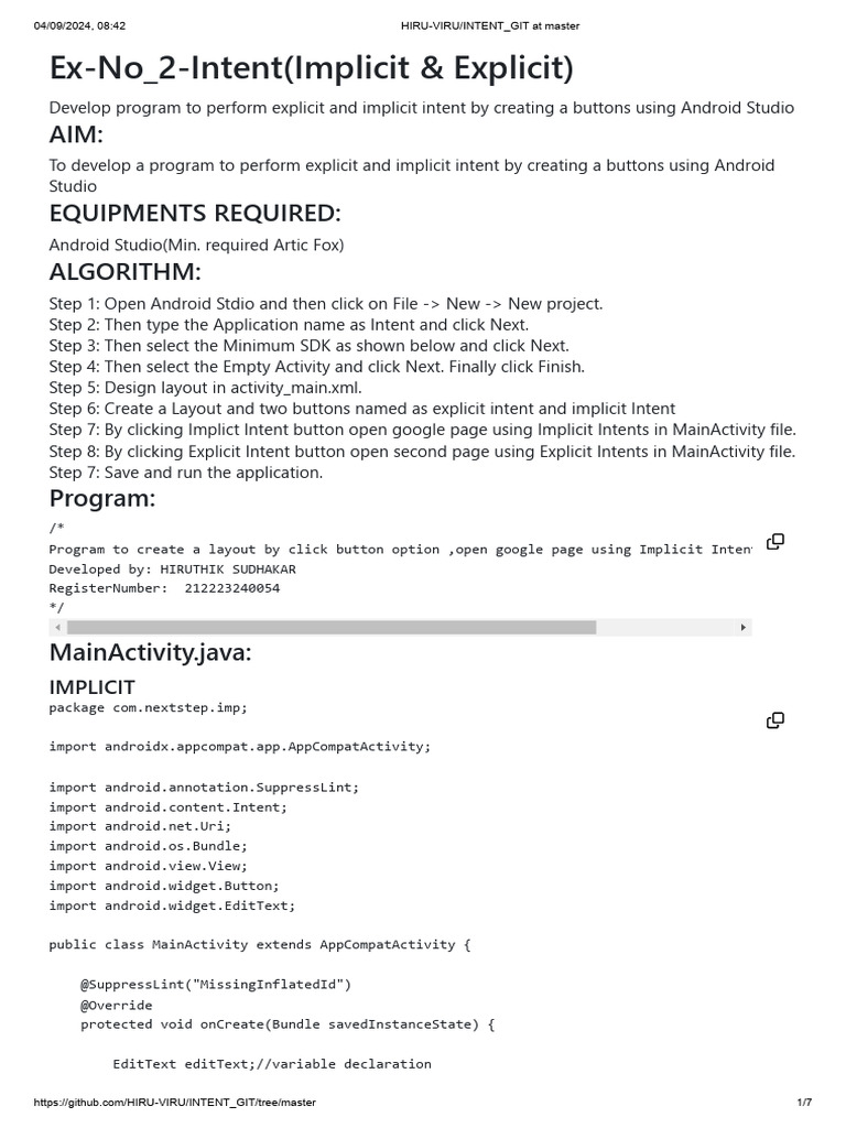 Ex 02 | PDF | Android (Operating System) | Technology & Engineering