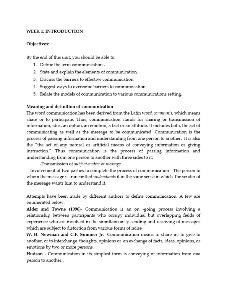 Understanding Communication Basics | PDF | Communication | Information