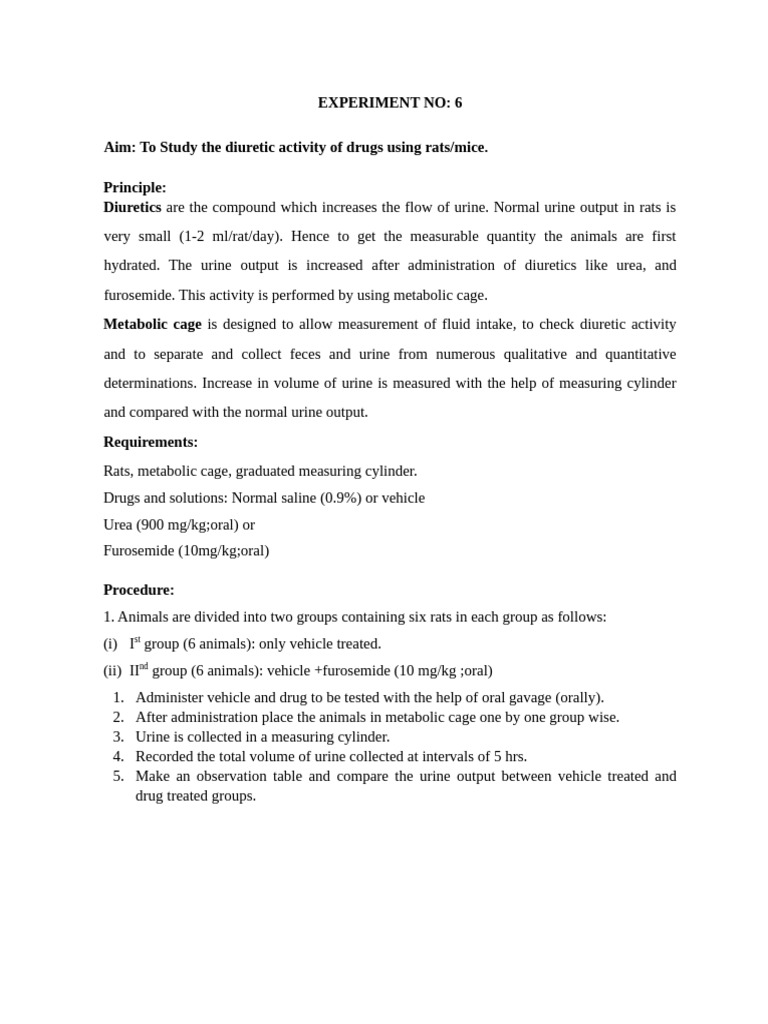 Experiment No 6 | PDF