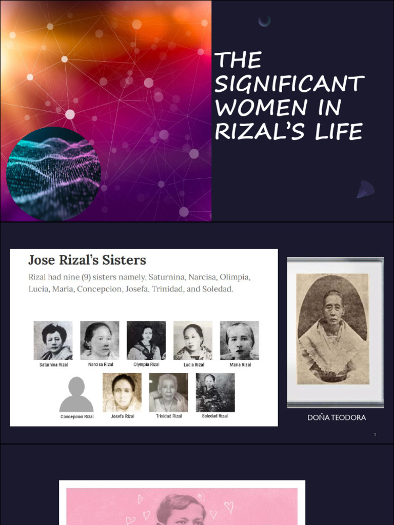 The Significant Women of Rizal | PDF