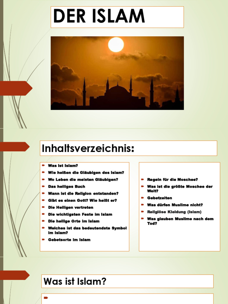 Islam Präsentation | PDF