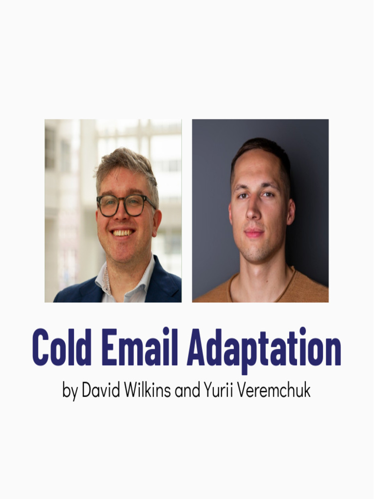 Cold Email Adaptation 1725299743 | PDF