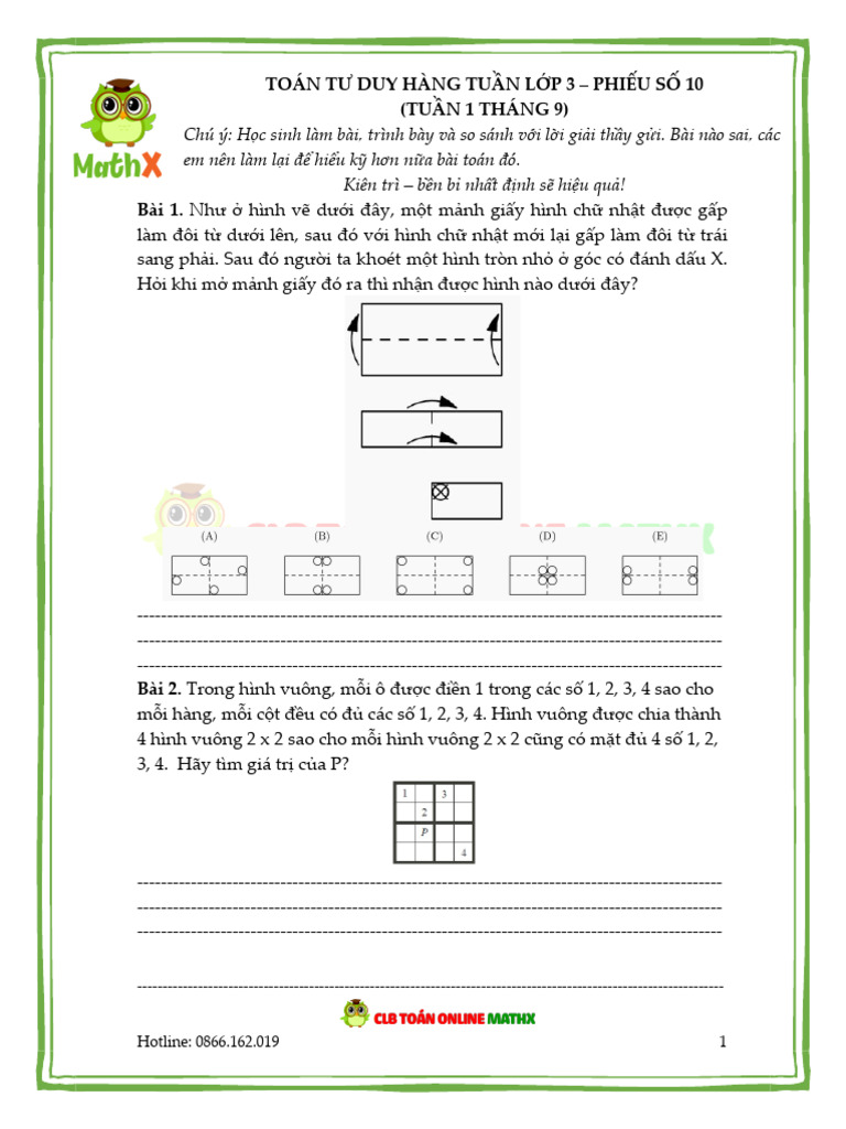 Toán L P 3 | PDF