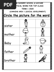 Top Class Social Development Practice Work Shalom Nursery School