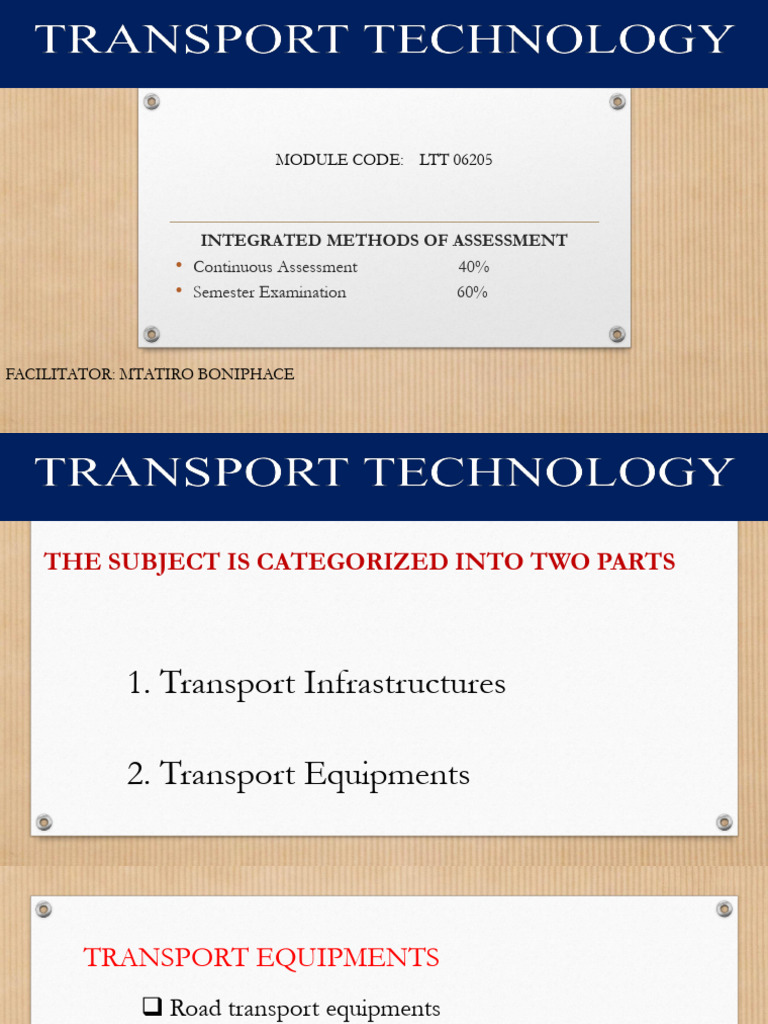Transport Equipment's 1 | PDF
