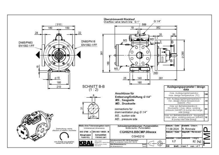 Pump Drawing | PDF