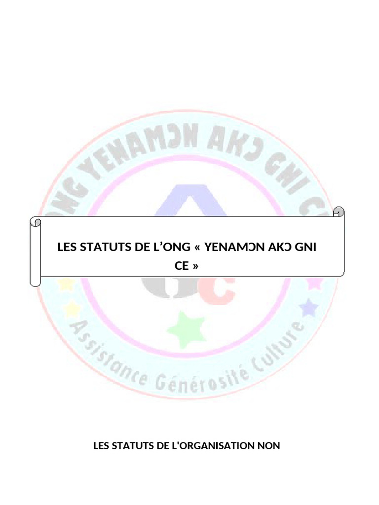 Reglement Et Statuts New (1) - 1 - 093131 | PDF