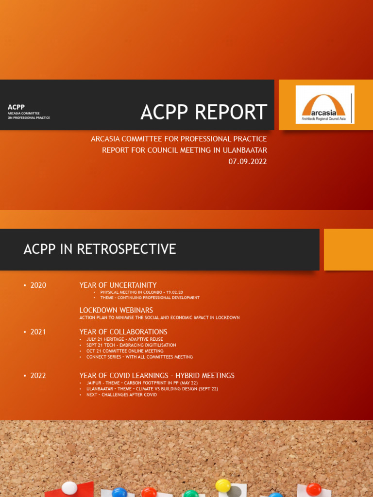ACPP Report Forum21 | PDF
