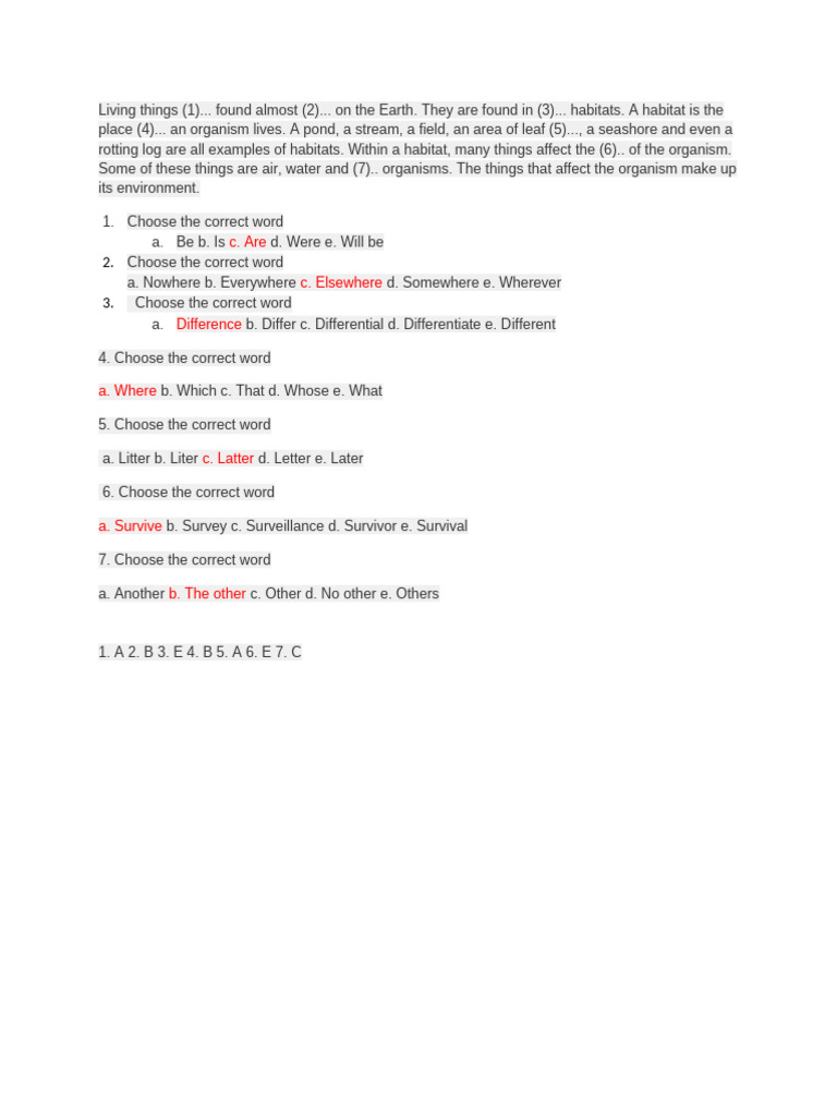 Living Things | PDF