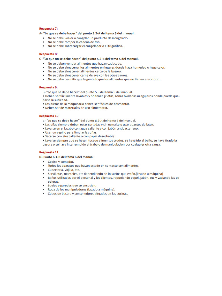 Ps Manip Alimentos 2 | PDF