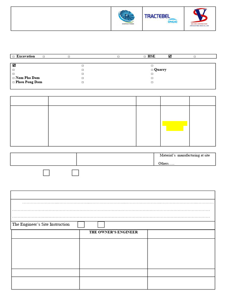 NP-SV-RFI-0143 - Inspection QC of Lean Concrete C12 (Down Stream Middle ...