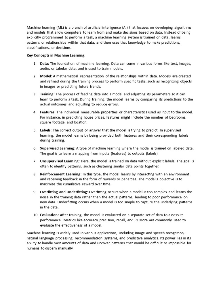 Machine Learning | PDF