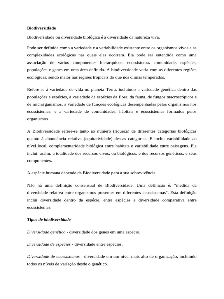 Biodiversidade PDF