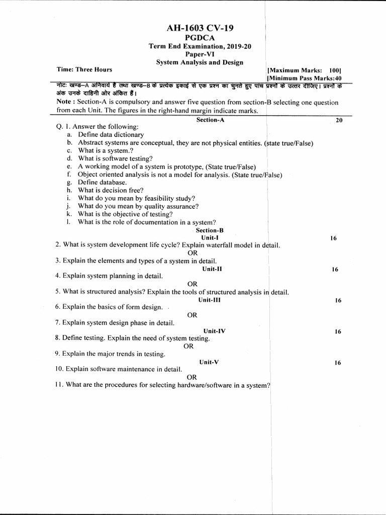 System Analysis and Design | PDF
