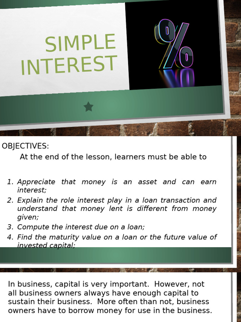 Bus Math Week 9.1 | PDF