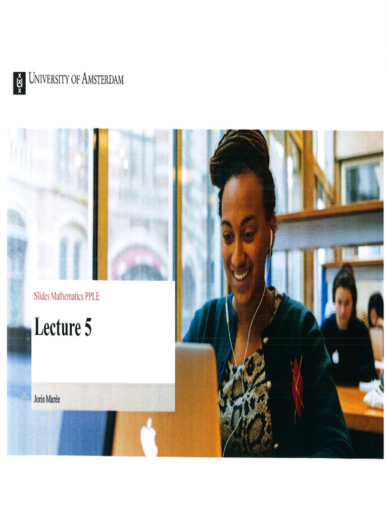 Lecture 5 Slides 20242025 With Notes | PDF