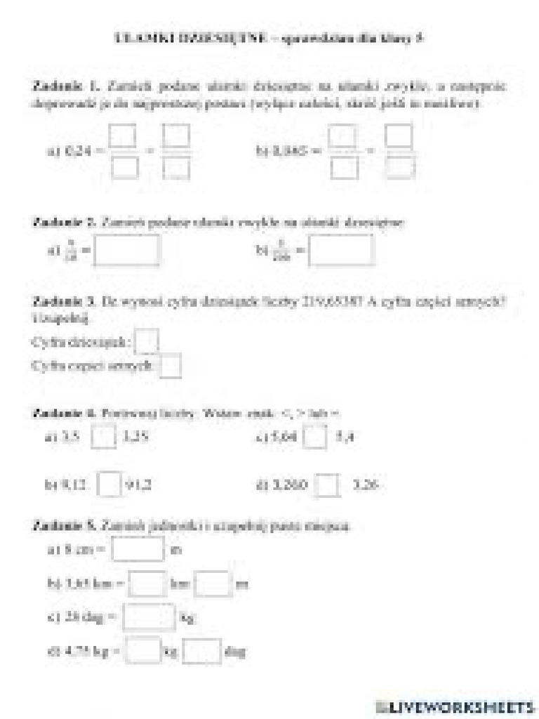 Klasa 5 | PDF