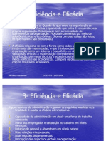 Capitulo III - A Eficiência e a Eficácia