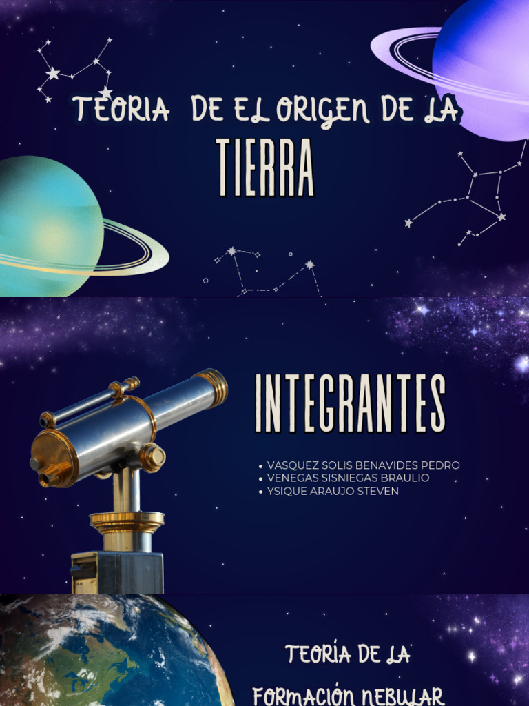Presentación Diapositivas Planetas y Constelaciones Ilustrativo Azul ...