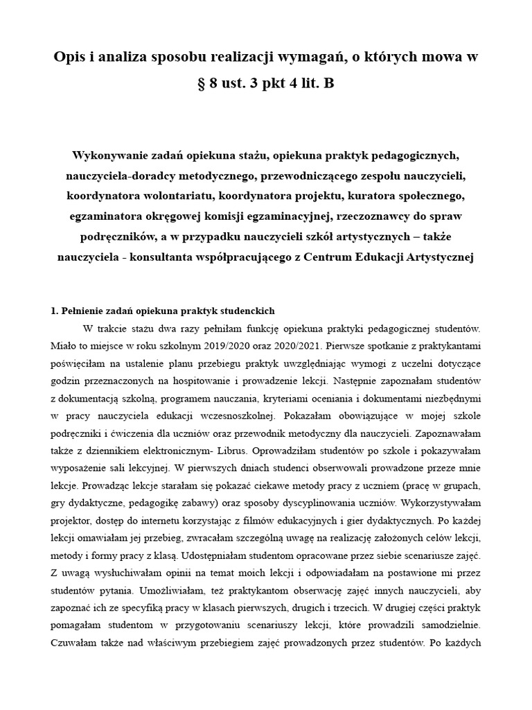 Opis i Analiza § 8 Ust. 3 Pkt 4 Lit. b | PDF