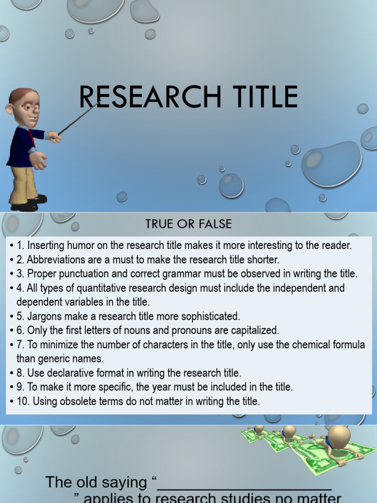 Research Title Pdf