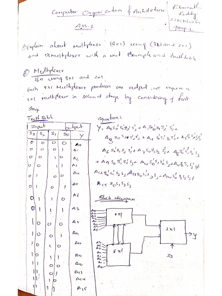 COA Assignment 1 | PDF