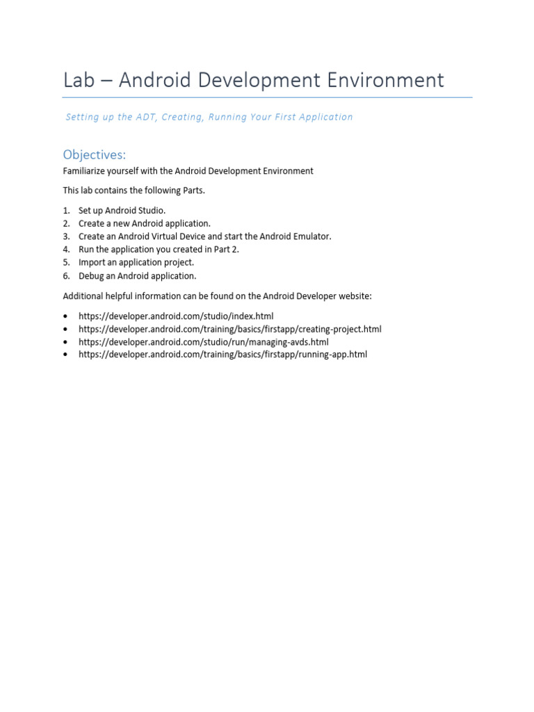 1 Creating The Hello World App | PDF