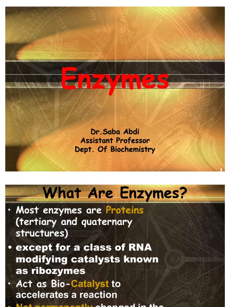 Enzyme Properties Ppt Cofactor (Biochemistry) Enzyme