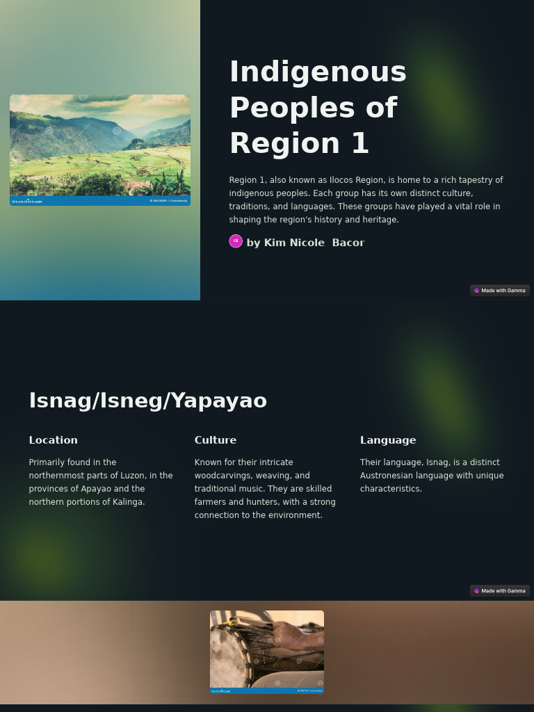 Indigenous Peoples of Region 1 | PDF