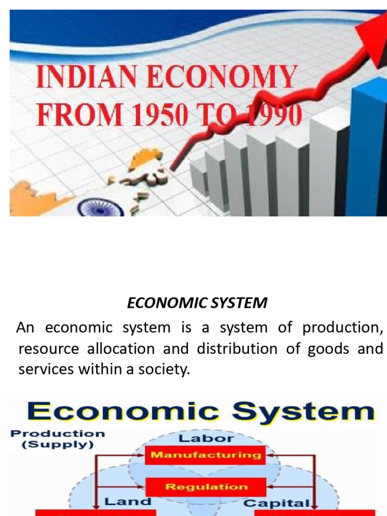 Ied 2 Indian Economy From 1950 1990 Pdf