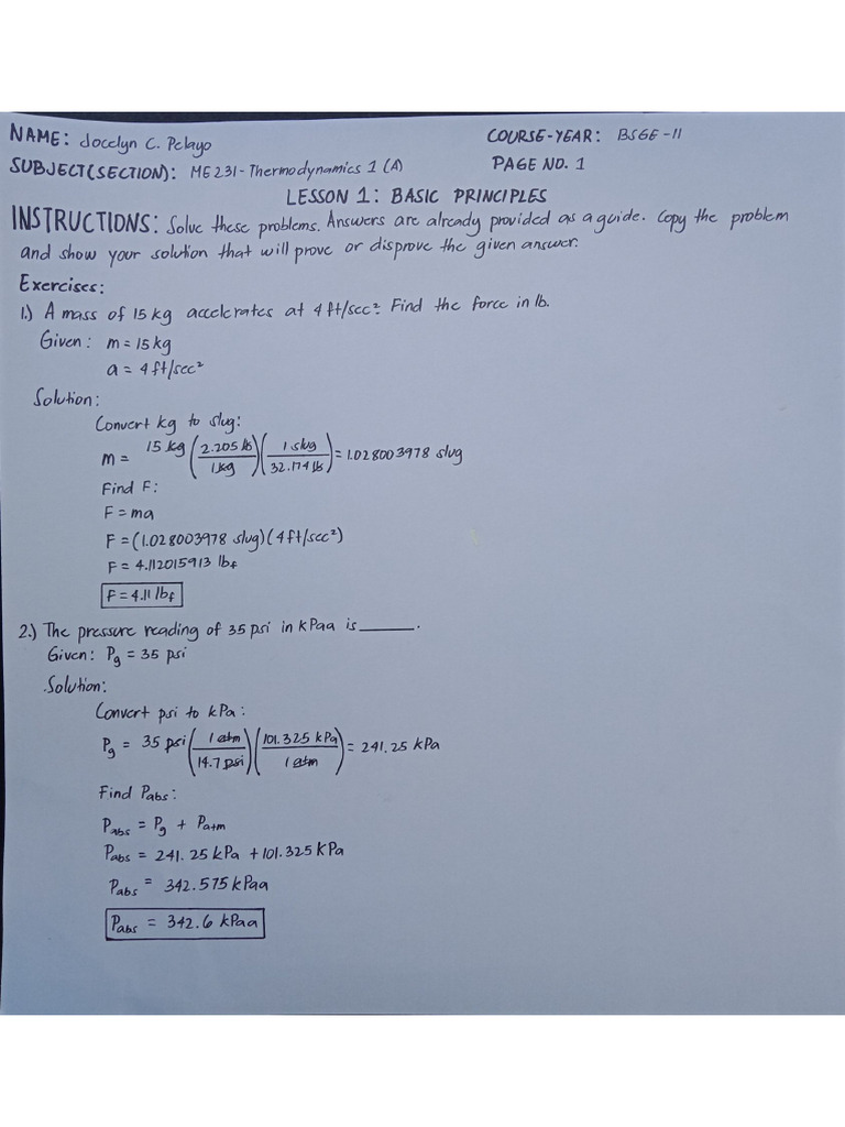 Lesson 1-5 | PDF