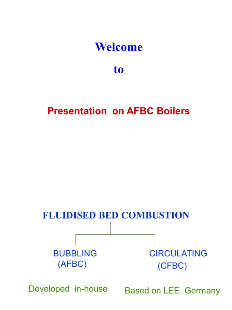 AFBC vs CFBC Boiler Overview | PDF | Science & Mathematics | Technology ...