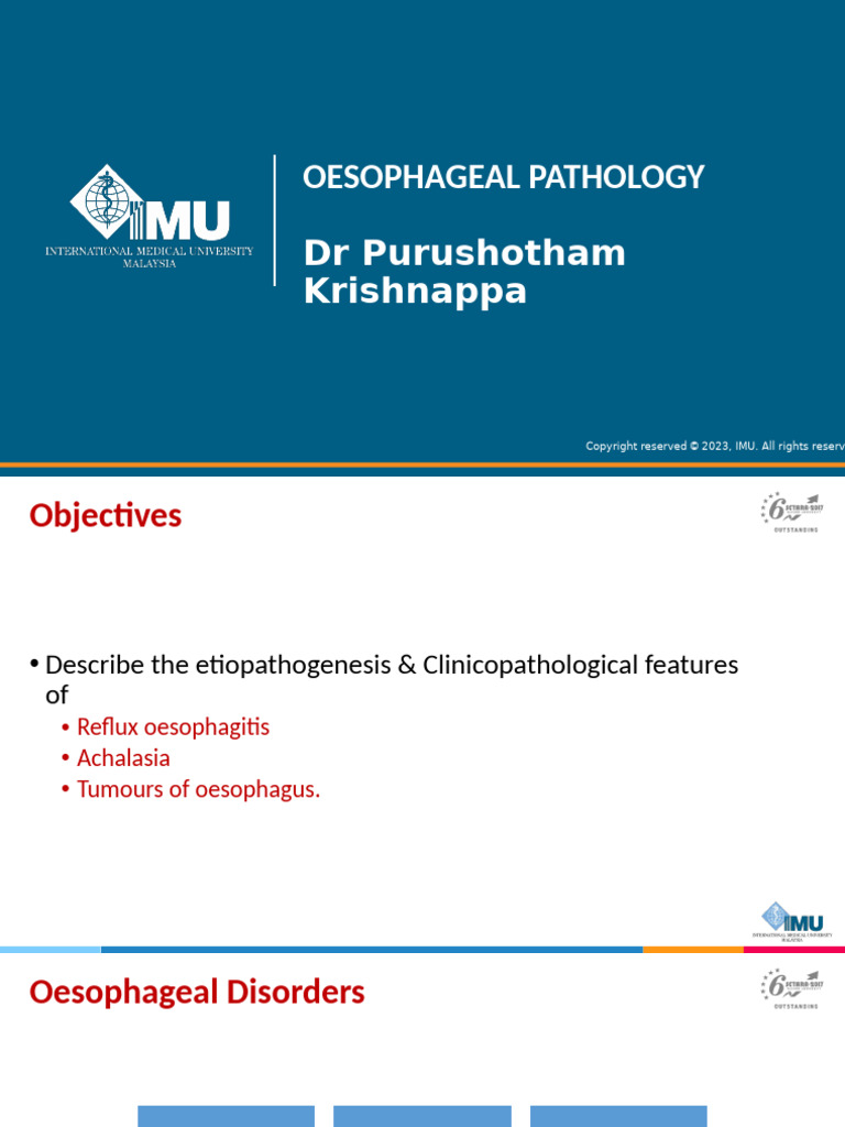 Oesophageal Pathology Pdf