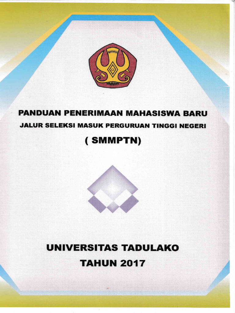 Panduan Penerimaan Mahasiswa Baru Jalur Smmptn Pdf