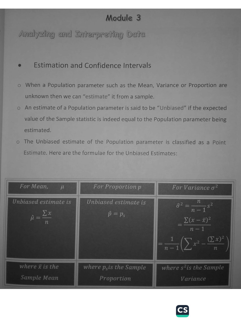 CAPE Applied Maths Handbook Mod 3 | PDF