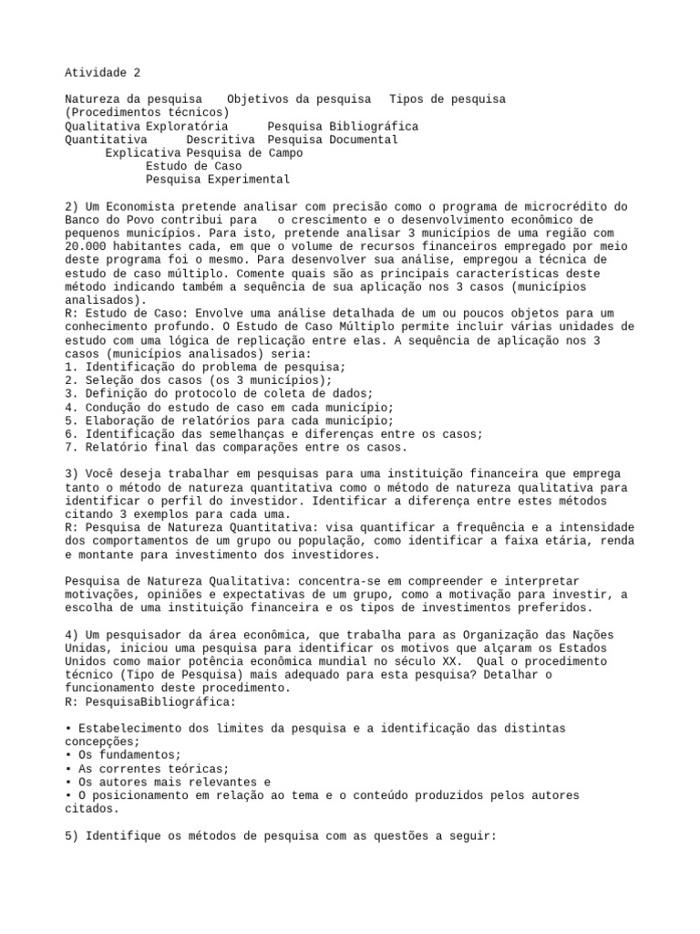 Atividade 2 | PDF