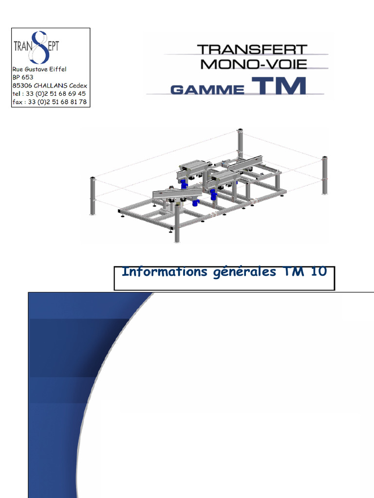Installation et fonctionnement TM 10 | PDF | Directive (Union ...