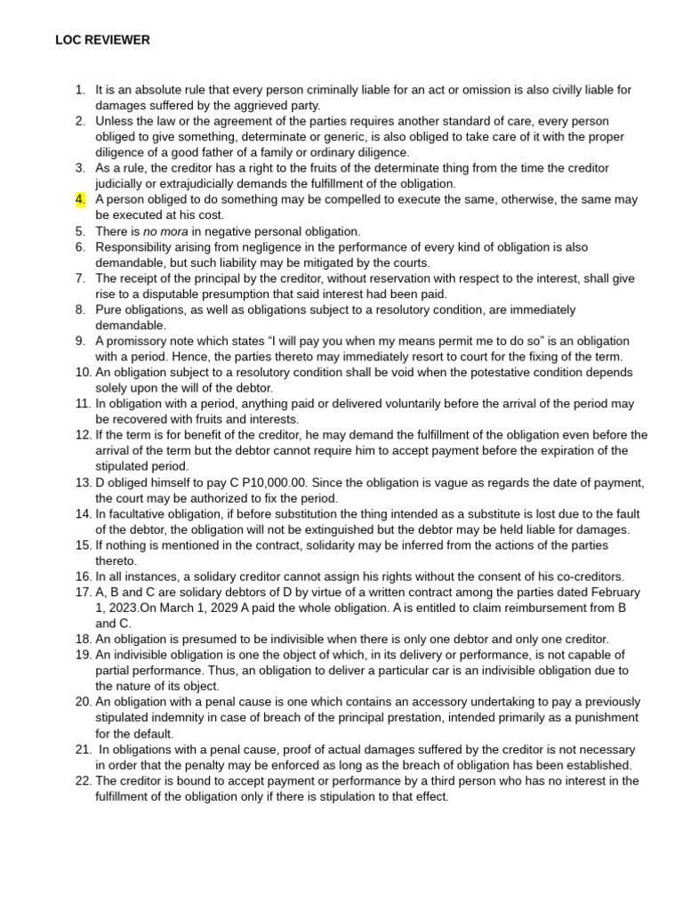 No Mora: Loc Reviewer | PDF