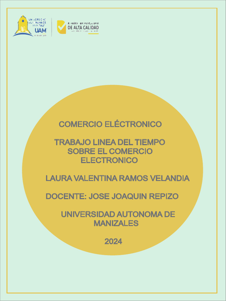 Linea de Tiempo de Comercio Electronico | PDF | Comercio electrónico ...
